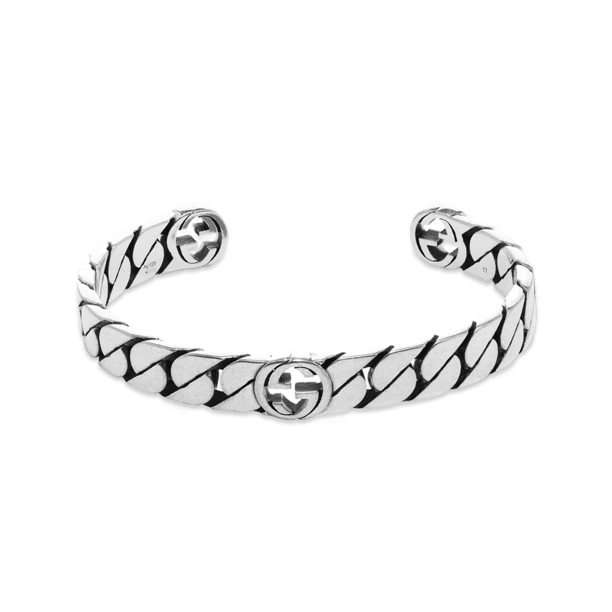 Double Gucci Interlocking Gucci Rigid Bracelet