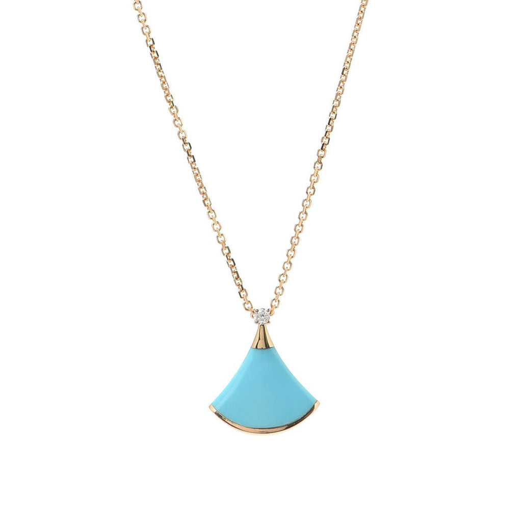 18K BVLGARI BVLGARI Dream Turquoise Pendant Necklace
