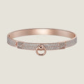 18K Collier De Chien Diamond Hermes Bracelet