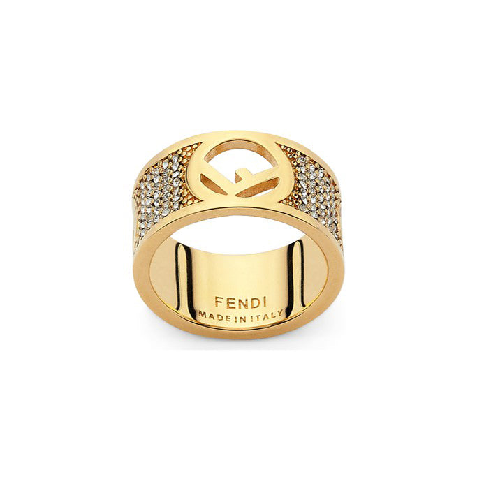 18K Fendi Is Wide Ring