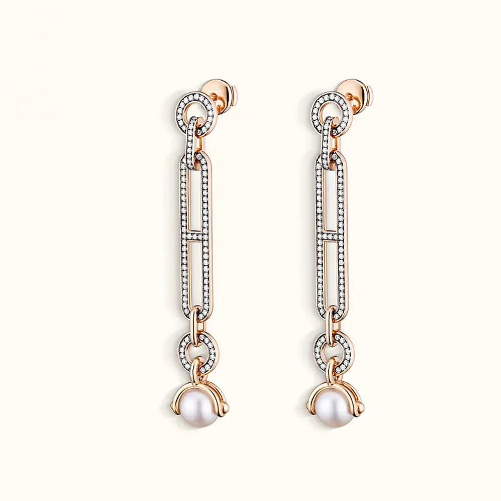 18K Chandra Diamonds Earrings