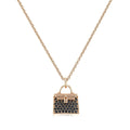 18K Amulettes Kelly Black Diamonds Hermes Necklace