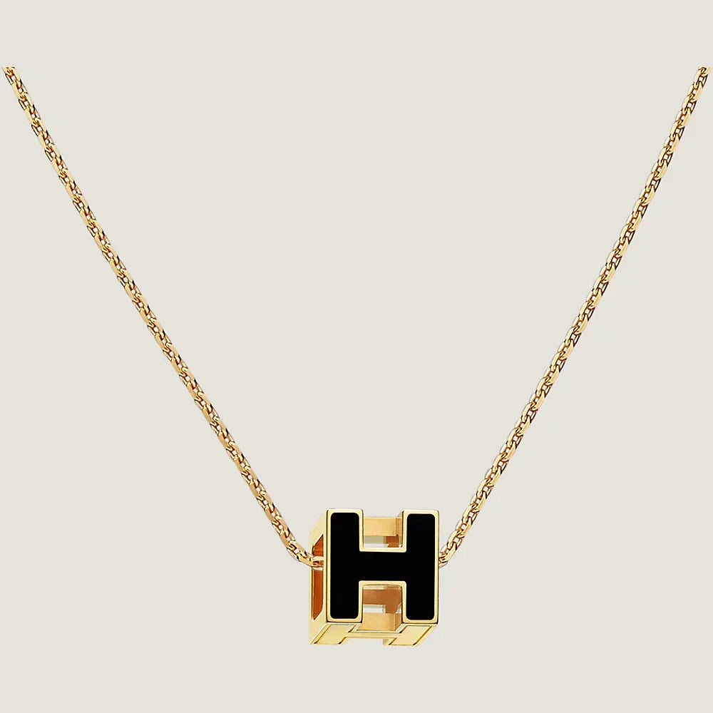18K Cage D'H Hermes Necklace