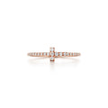 18K Tiffany Diamond Wire Ring