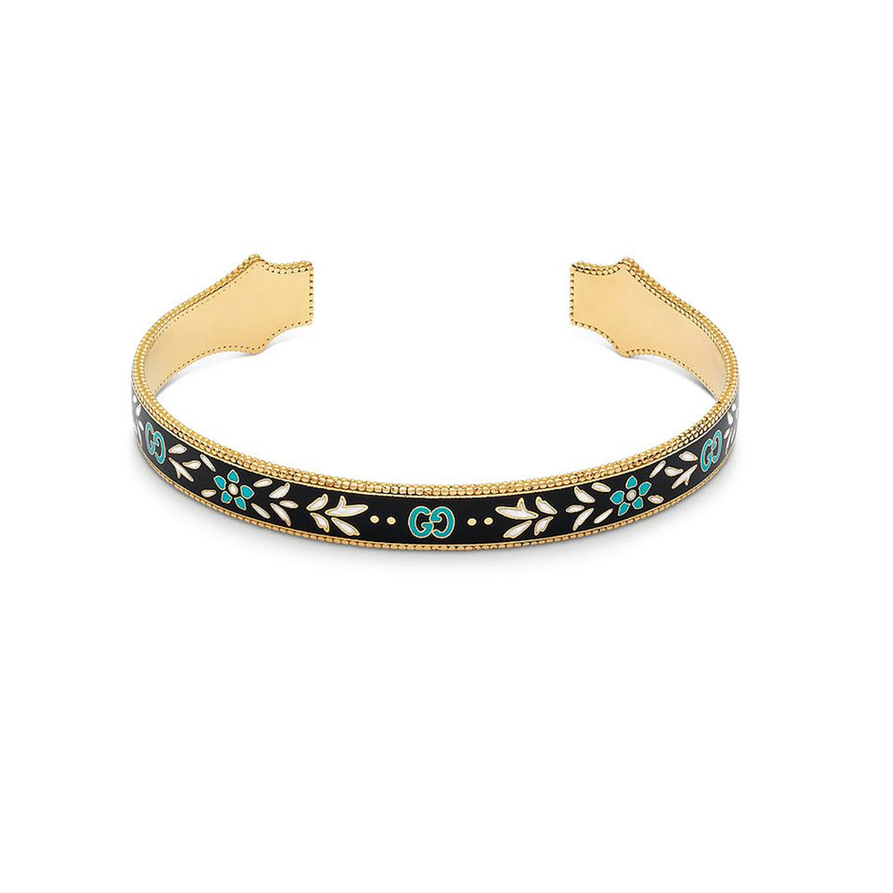 18K Double Gucci Icon Blooms Bracelet
