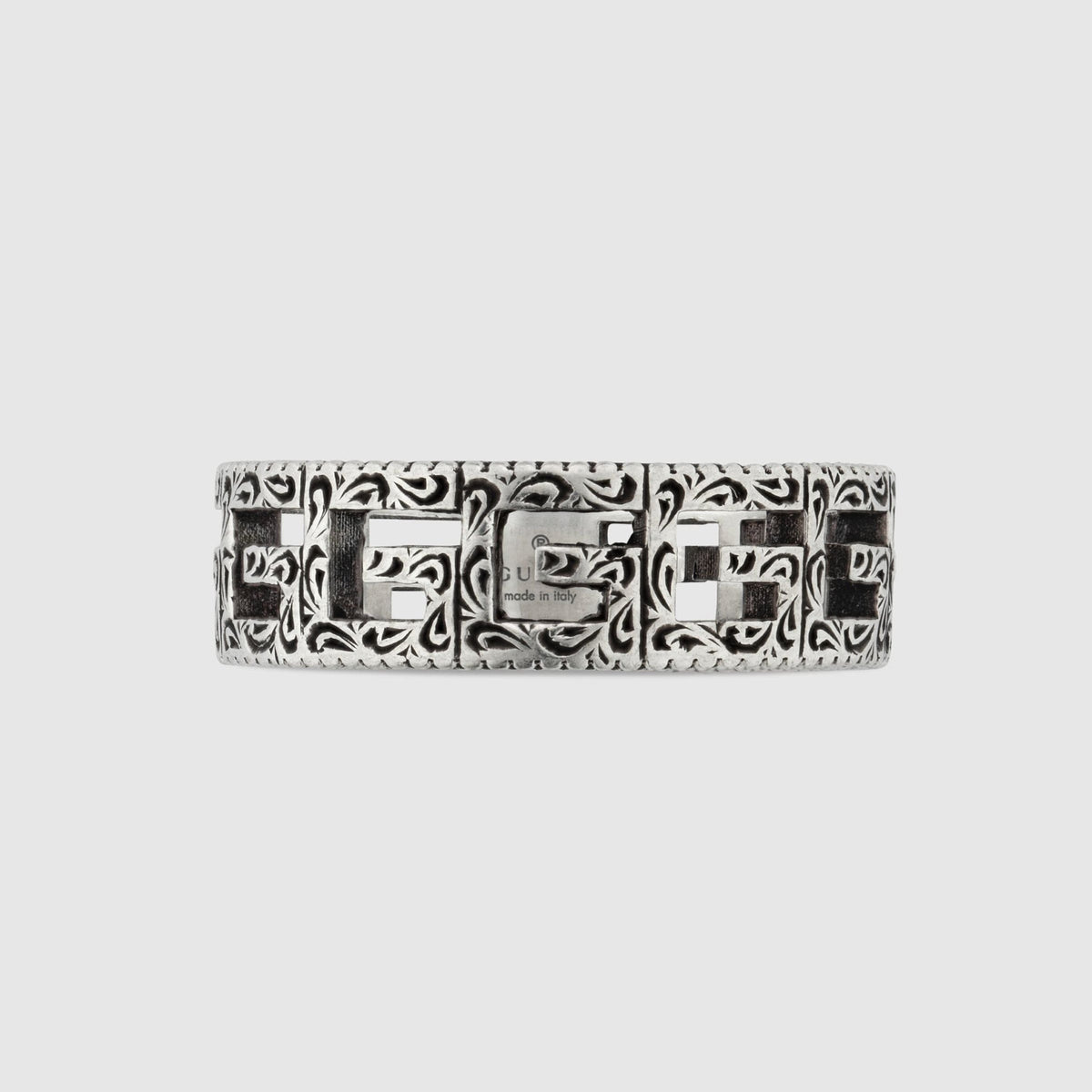 Double Gucci Square Gucci 5mm Ring