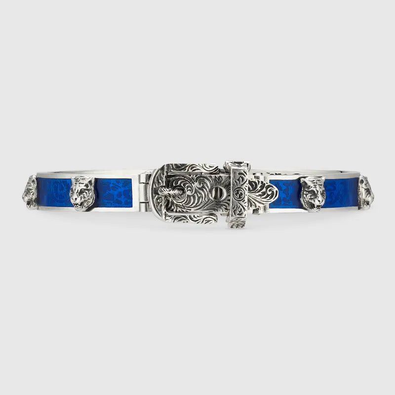 Double Gucci Garden Blue Bracelet