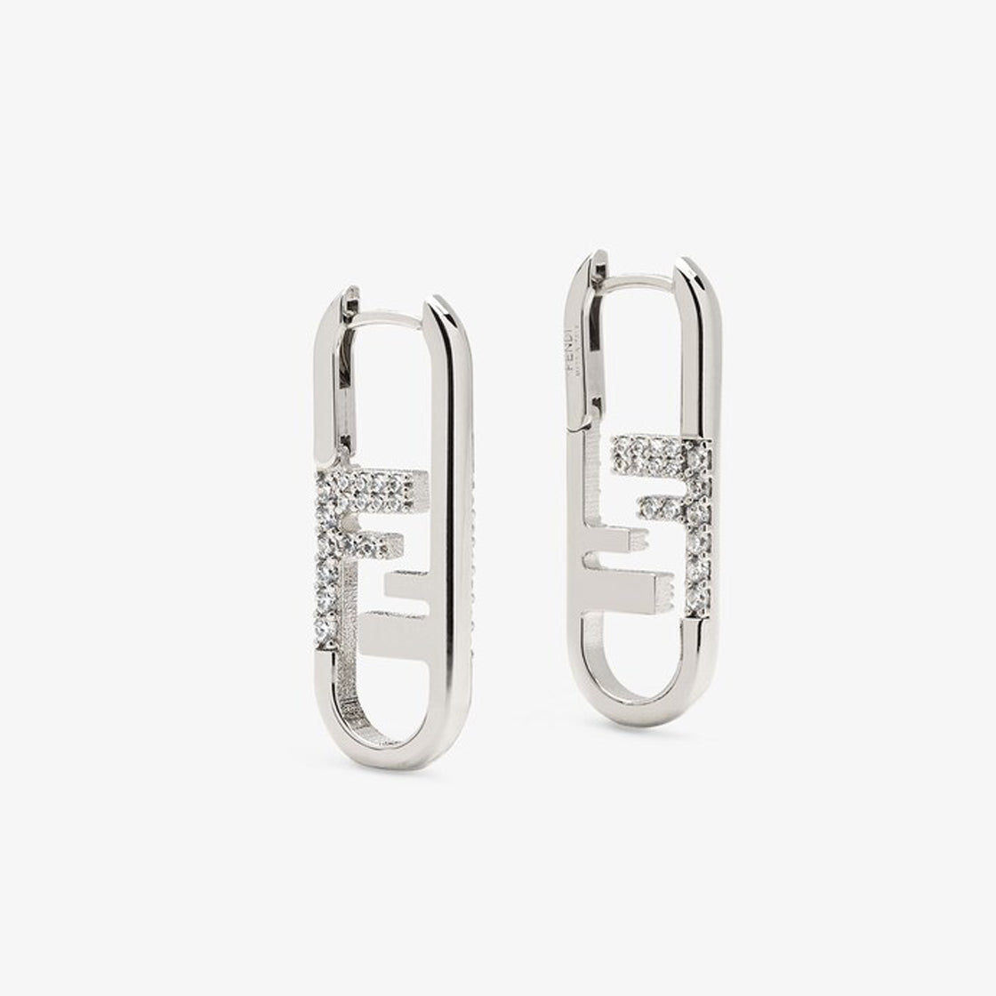 18K Fendi OLock Earrings
