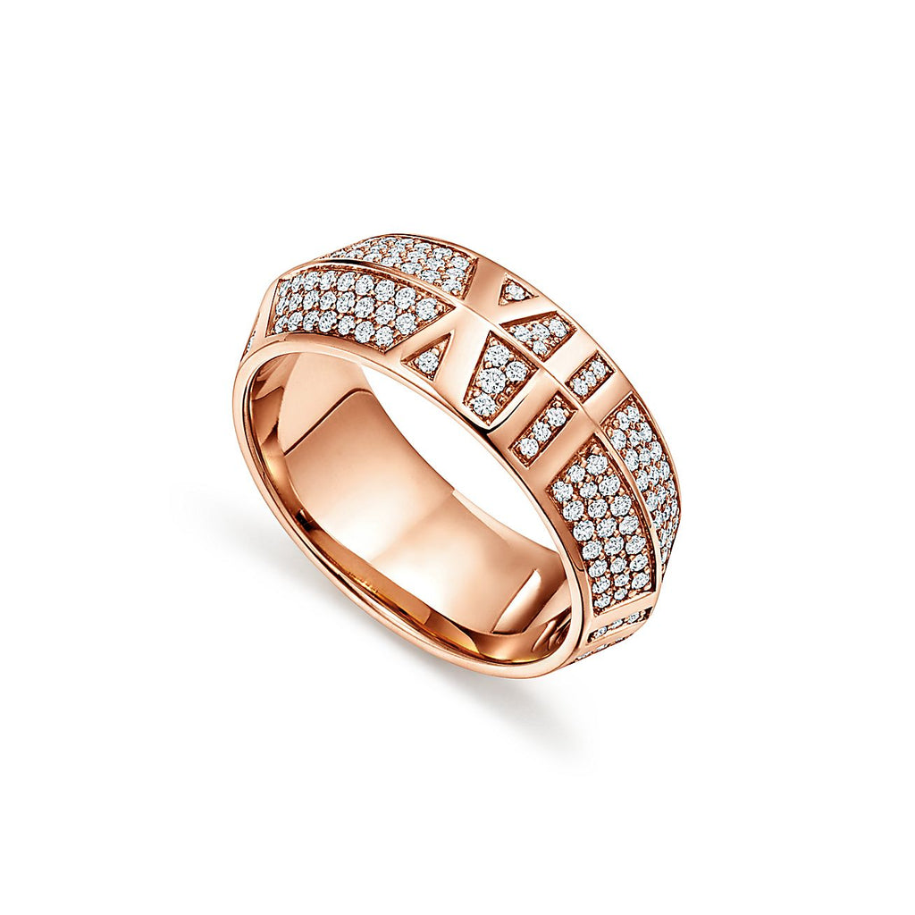 18K Tiffany Atlas x Closed Wide Ring