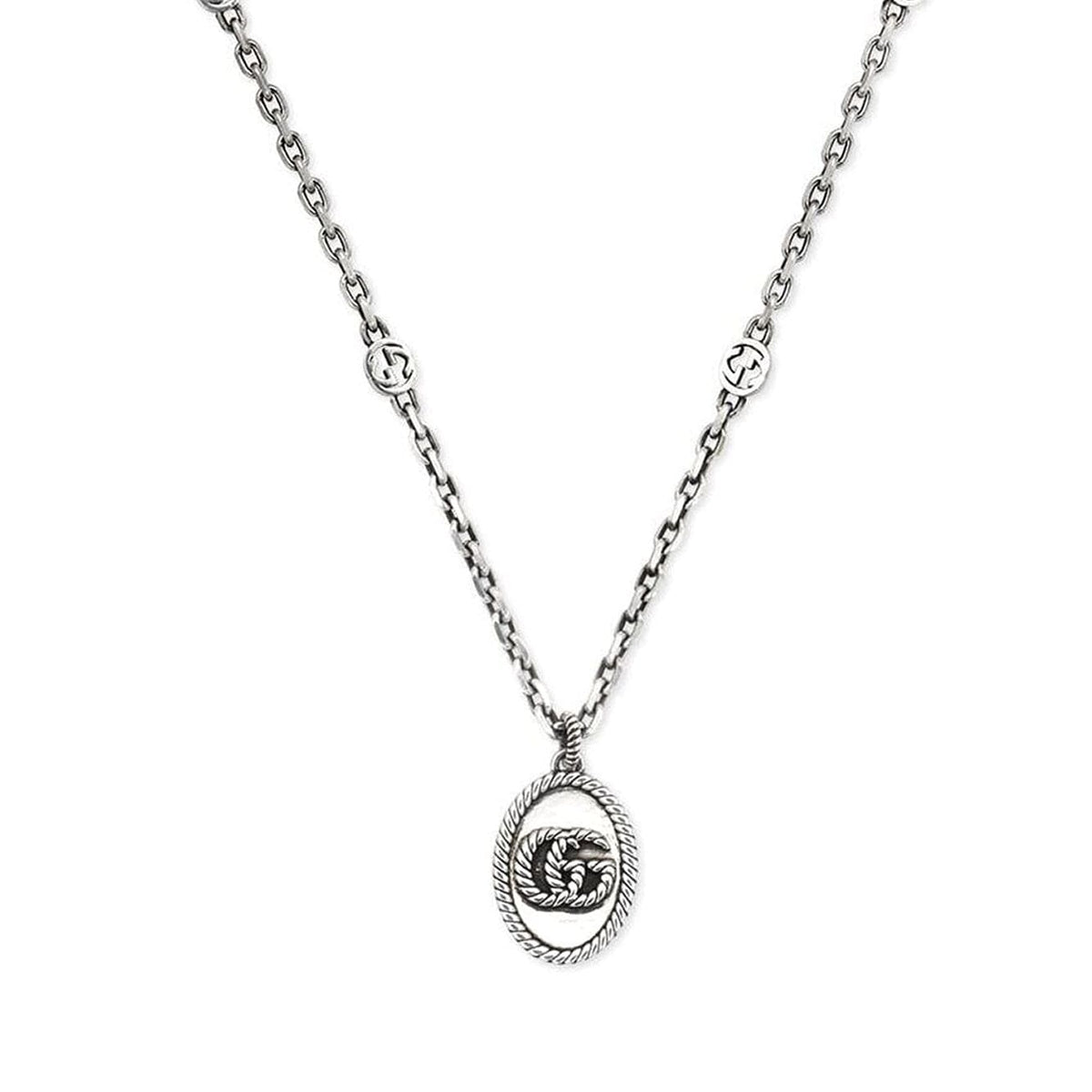 Double Gucci Pendant Necklace