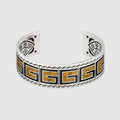 Double Gucci Cube Yellow Wide Bracelet