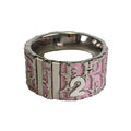 18K Dior Monogram Enamel Ring