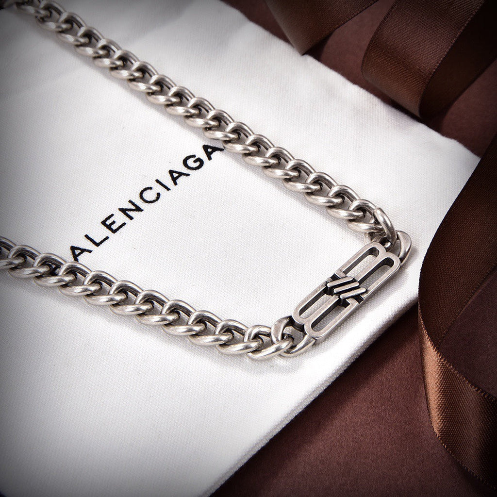 18K Balenciaga Icon Chain Necklace