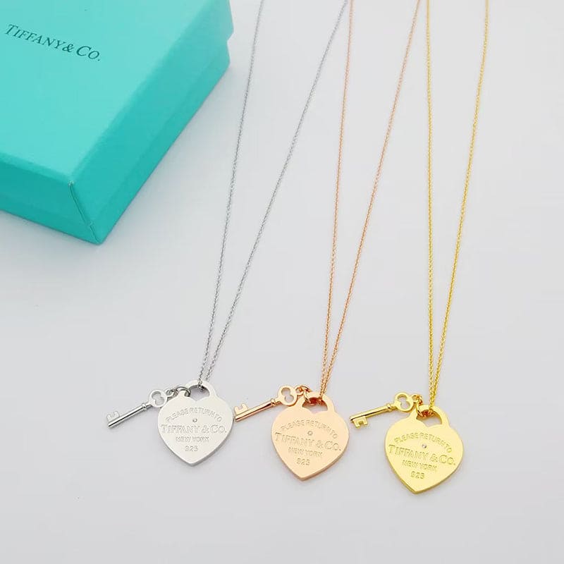 18K Return to Tiffany Heart & Key Necklace