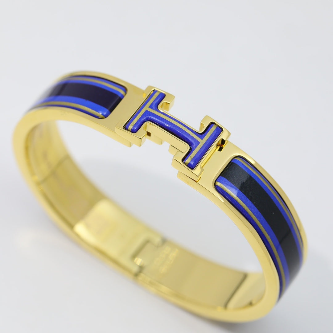 18K Clic Hermes Purple Bracelet