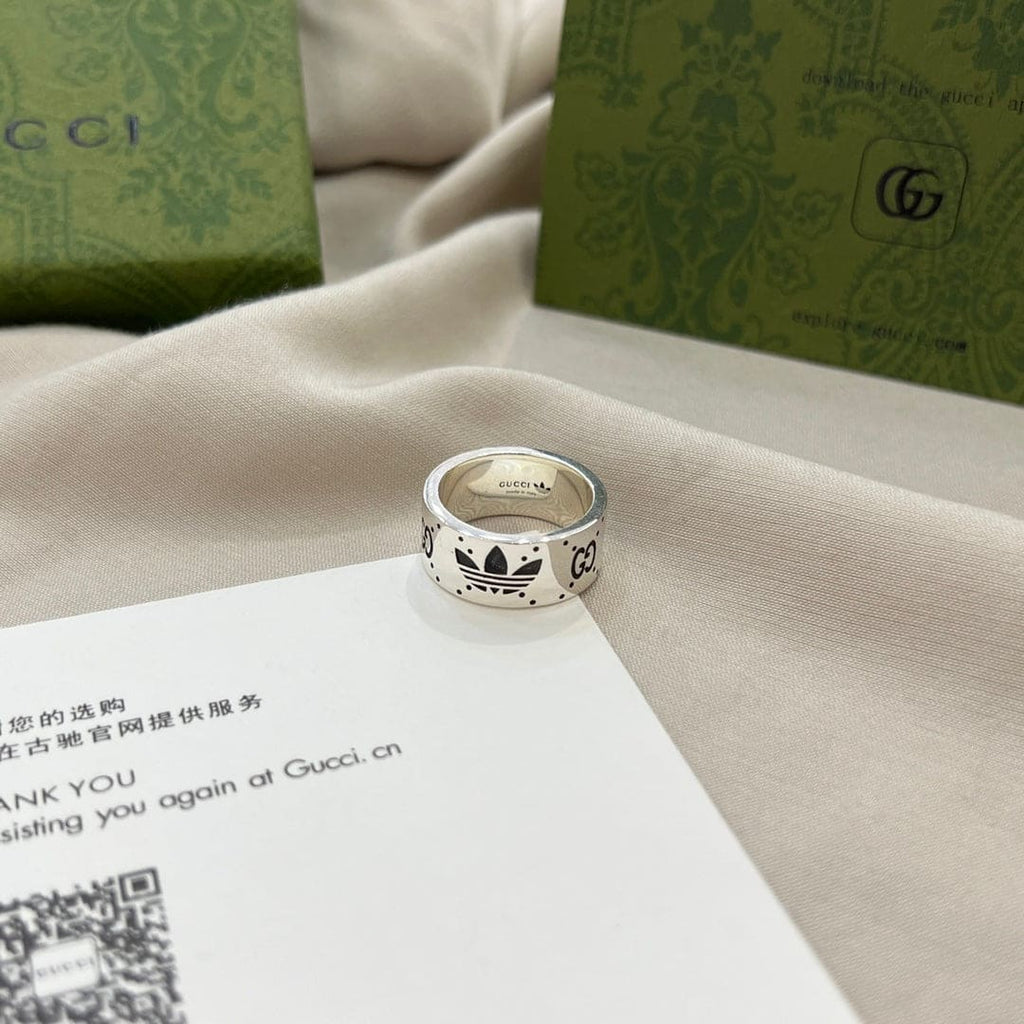 Double Gucci x Adidas Ring