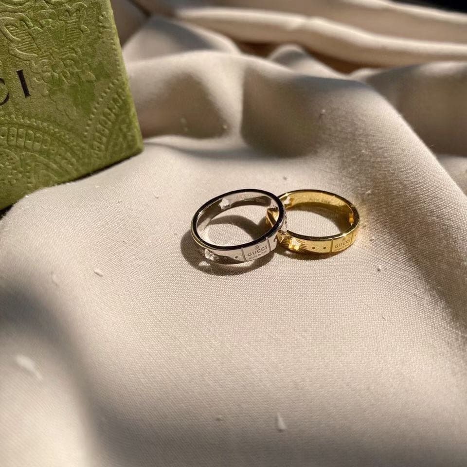 18K Double Gucci Icon Ring