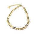 18K Black  Chanel Chain Necklace