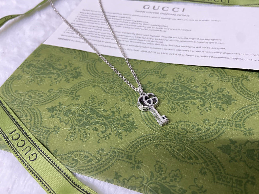 Double Gucci Key Necklace