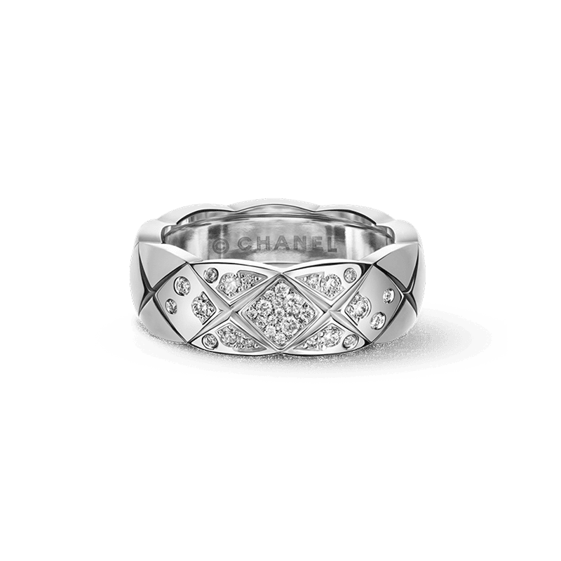 18K White Gold  Chanel Coco Crush Diamonds Ring