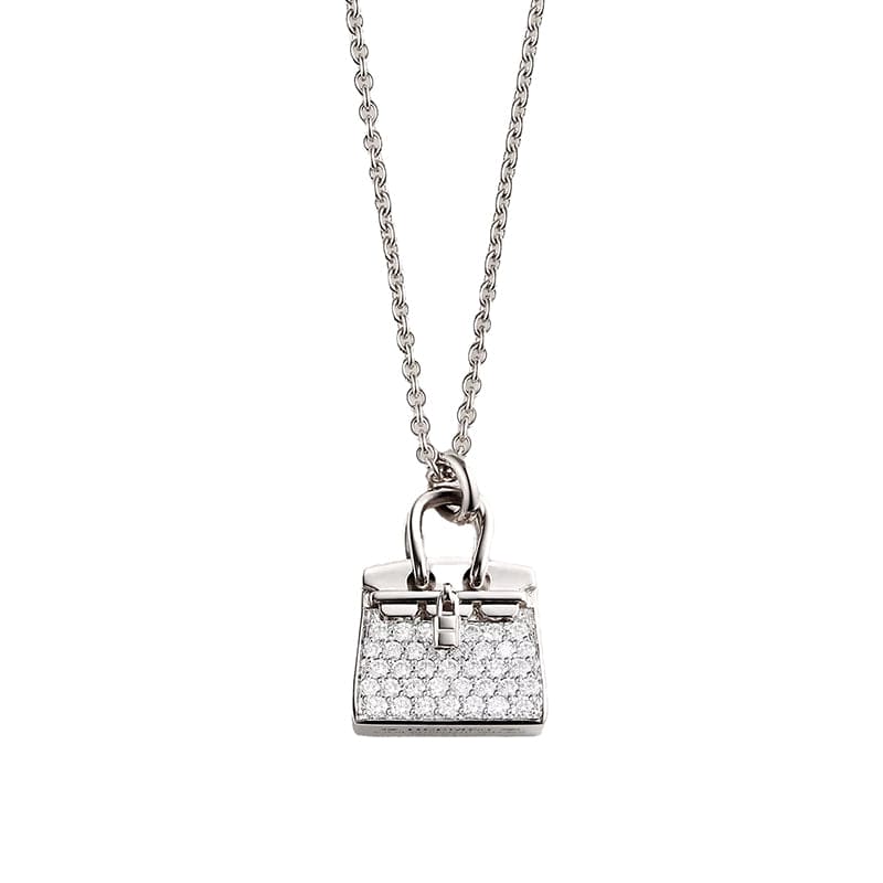 18K Amulettes Birkin Pendant Hermes Necklace