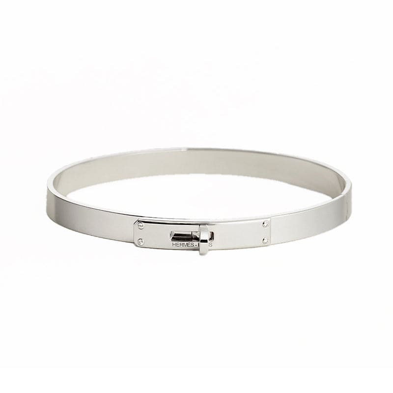 18K White Gold Kelly Hermes Bracelet