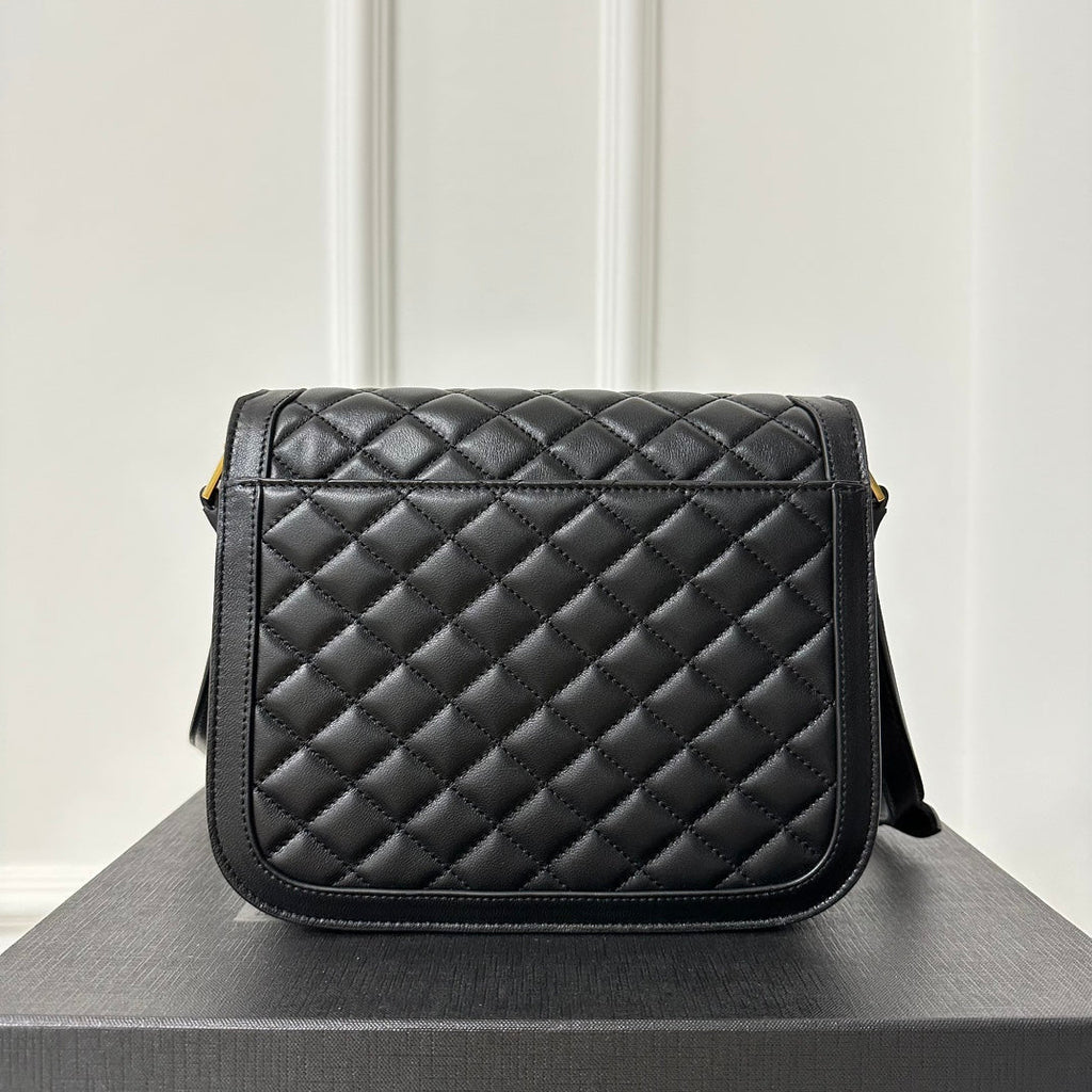 SOLFERINO HENGFENG 22 BLACK LAMBSKIN BAG