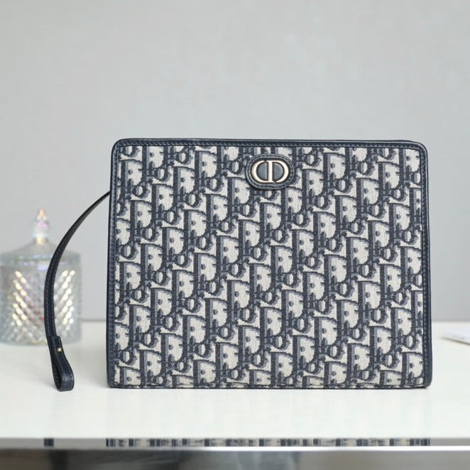 BOOK TOTE 26 IN BLACK OBLIQUE JACQUARD