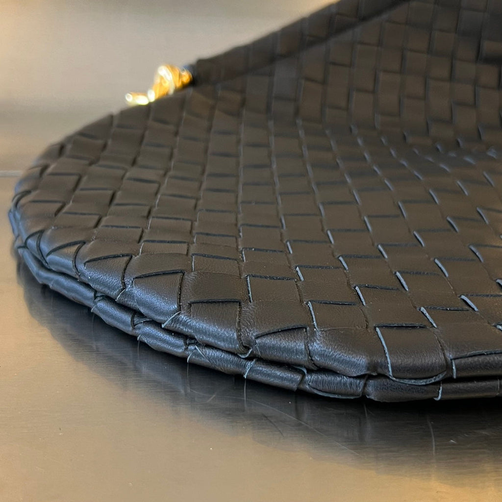 MEDIUM SOLSTICE 44 BLACK LAMBSKIN