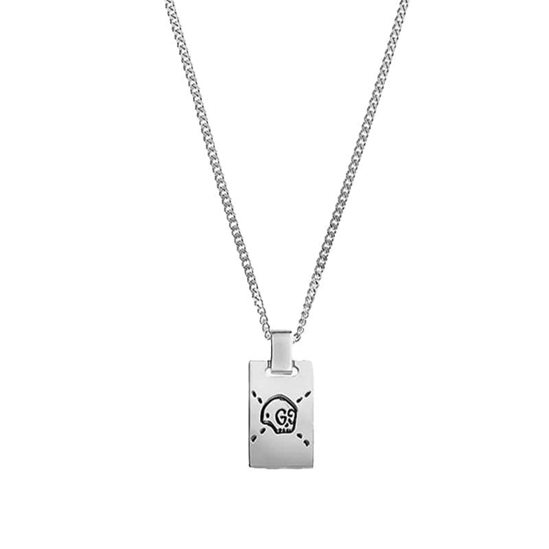 Double Gucci Ghost Pendant Necklaces