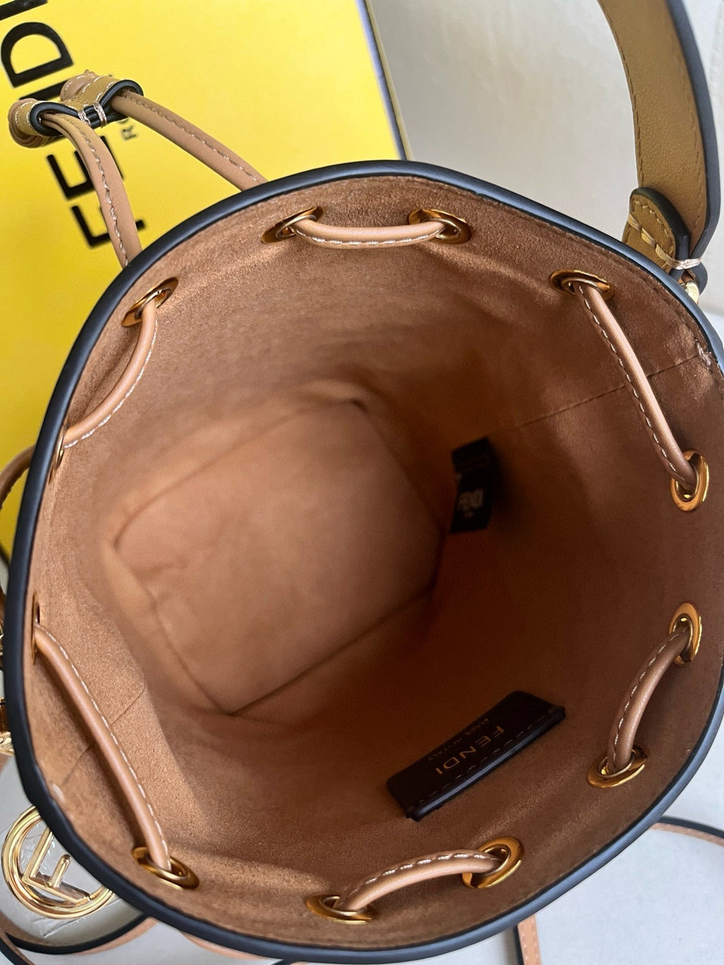 MON TRESOR 18 IN BROWN CALFSKIN