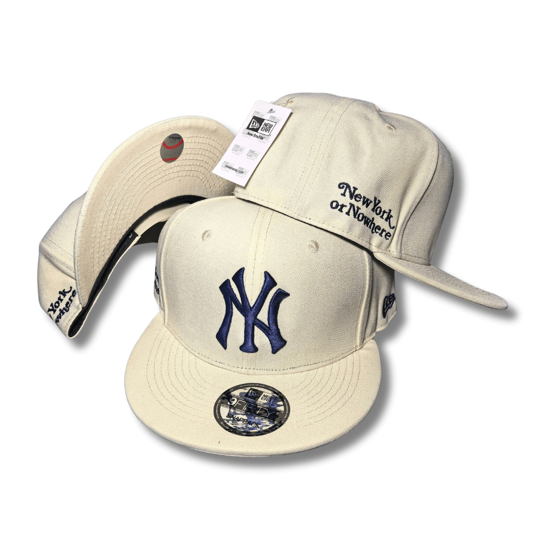 New York Yankees 9FIFTY Cream “New York or Nowhere” – Snapback Cap
