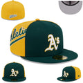 Oakland Athletics Green and Gold Two-Tone Fitted Cap