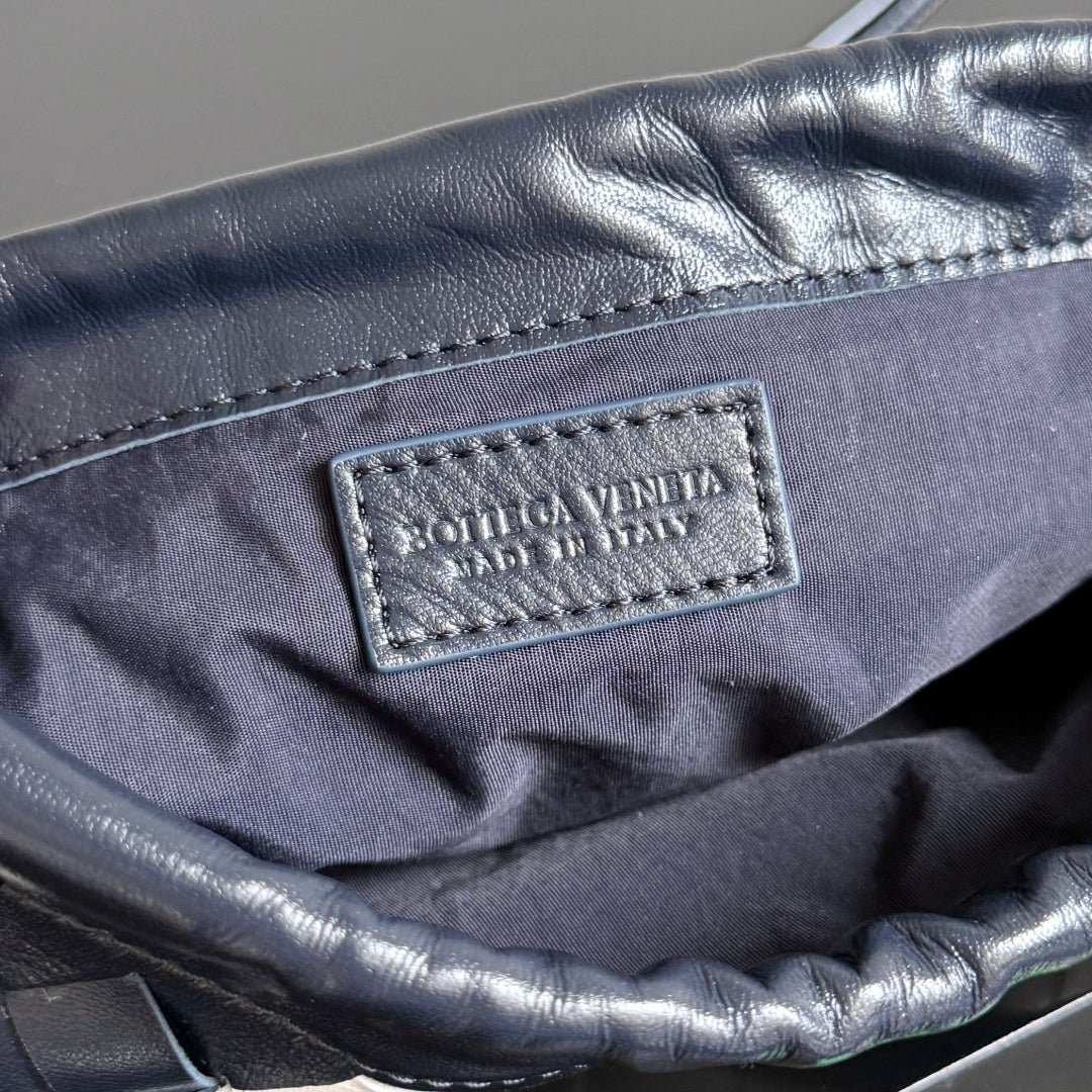 BOTTEGA VENETA 25S DUSTBAG 21 IN ZEBRA PATTERN CALFSKIN