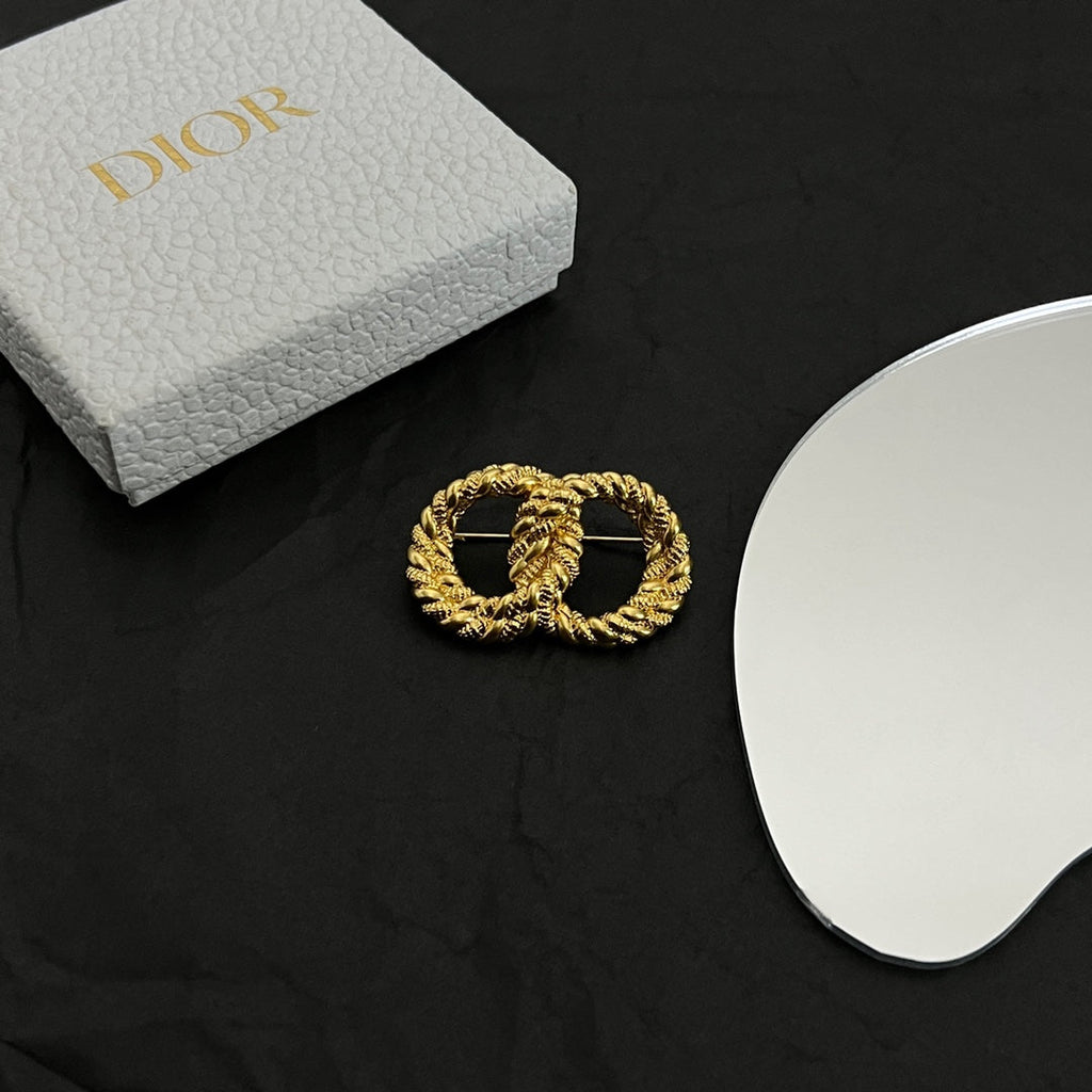18K Dior Revolution Brooch