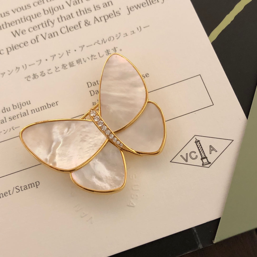 18K Butterfly Brooch