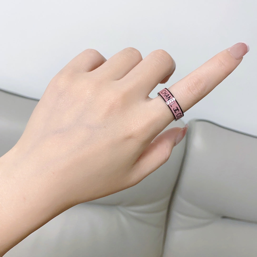 18K  Chanel Coco Pink Ring