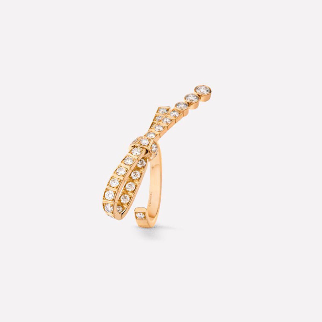 18K  Chanel Ruban Diamonds Ring