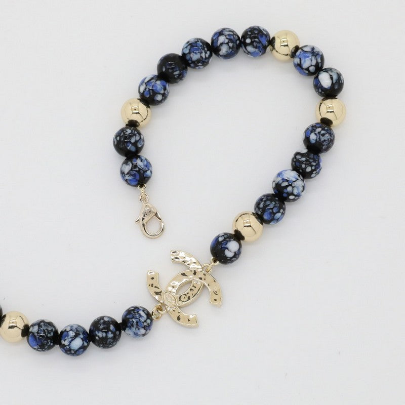 18K  Chanel Blue Pearl Necklace