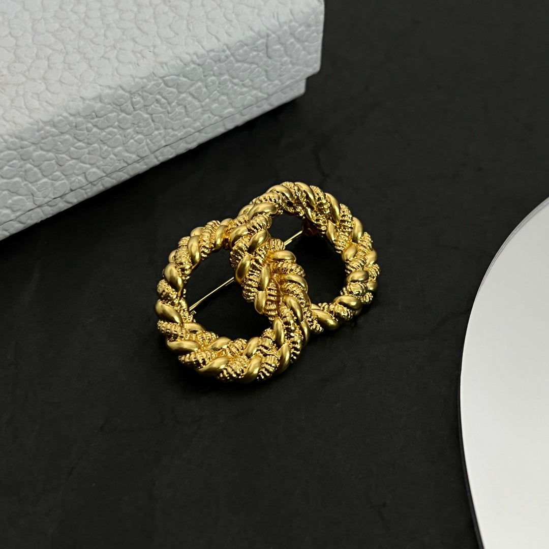 18K Dior Revolution Brooch