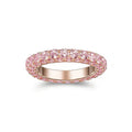 18K Tiffany Pink Crystal Ring