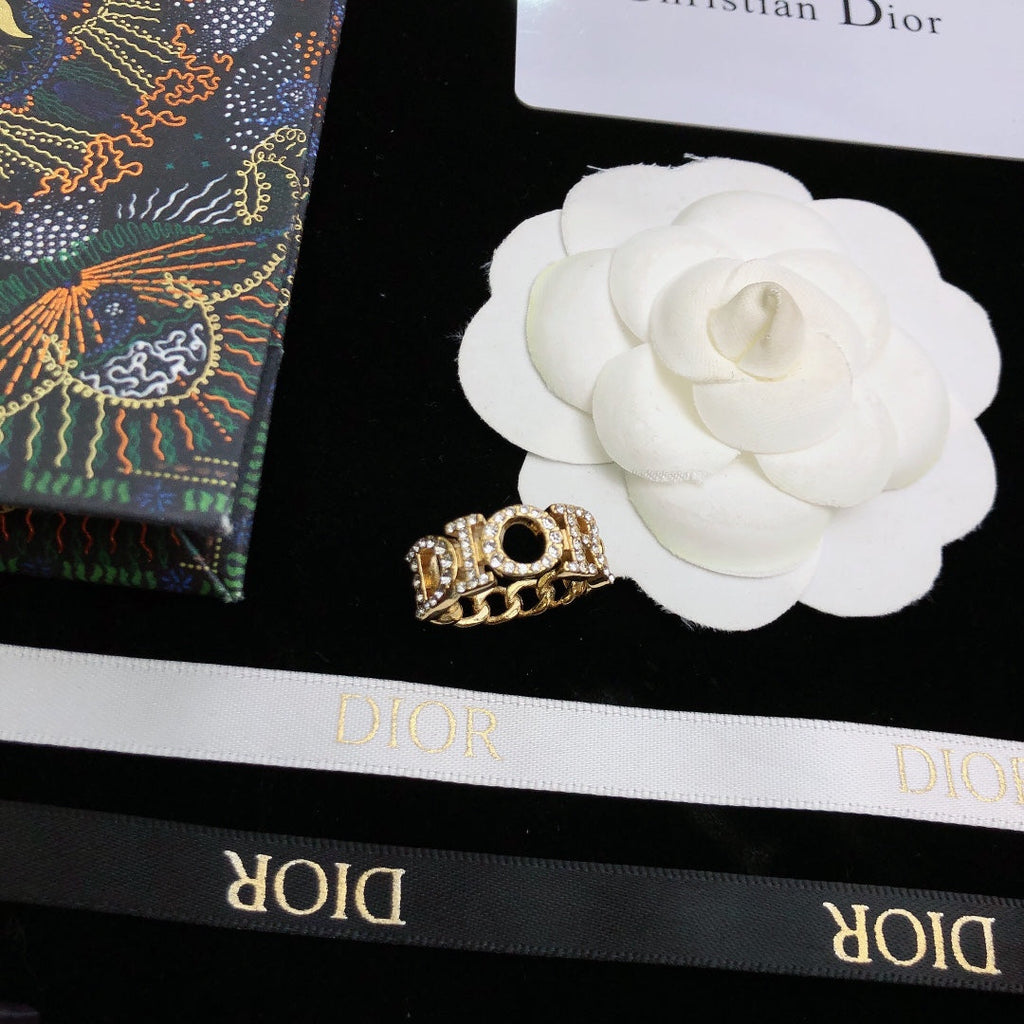 18K Dior Revolution Chain Ring