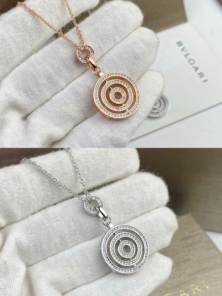 18K BVLGARI Cerchi Astrale Diamond Necklace