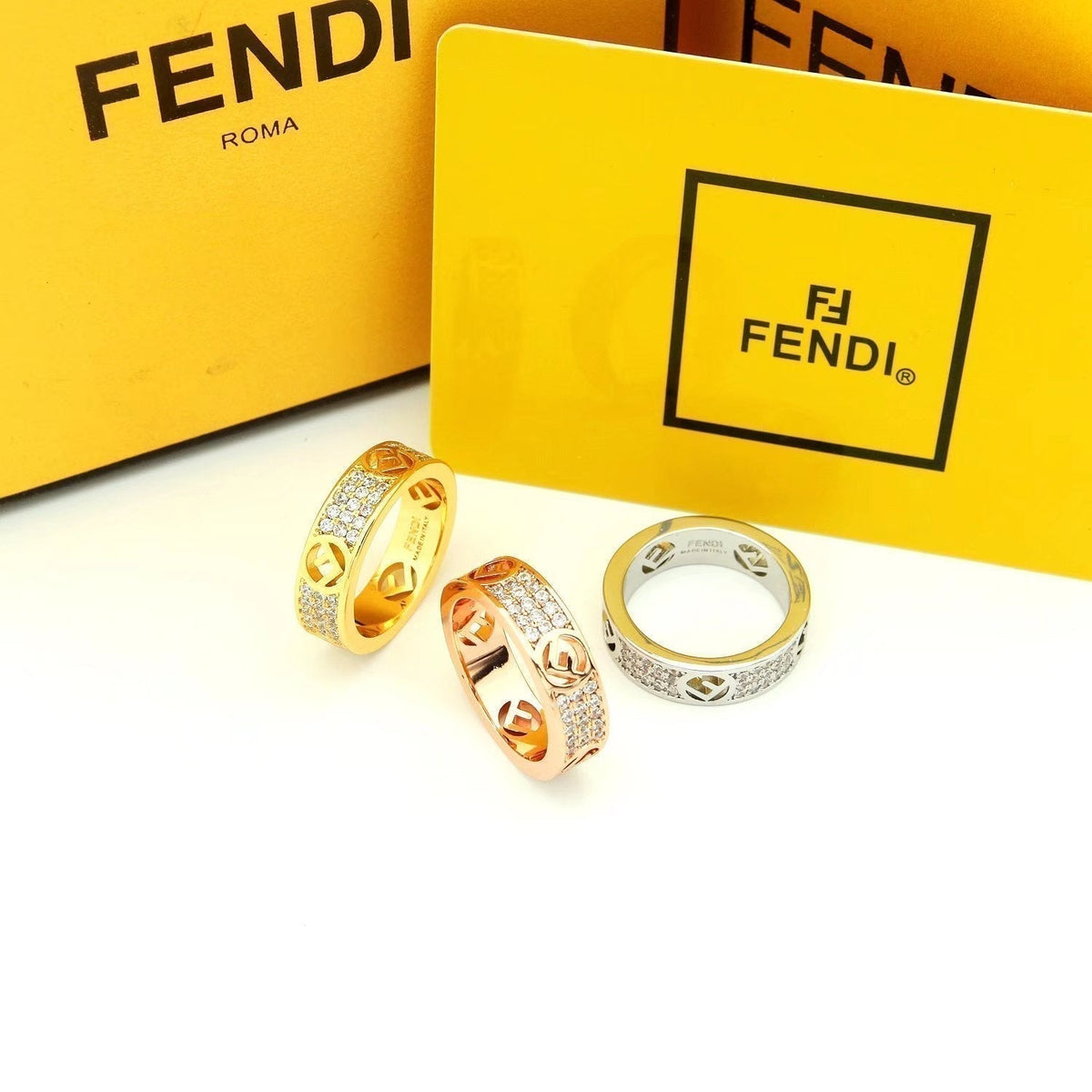 18K Fendi Is Rose Gold Ring