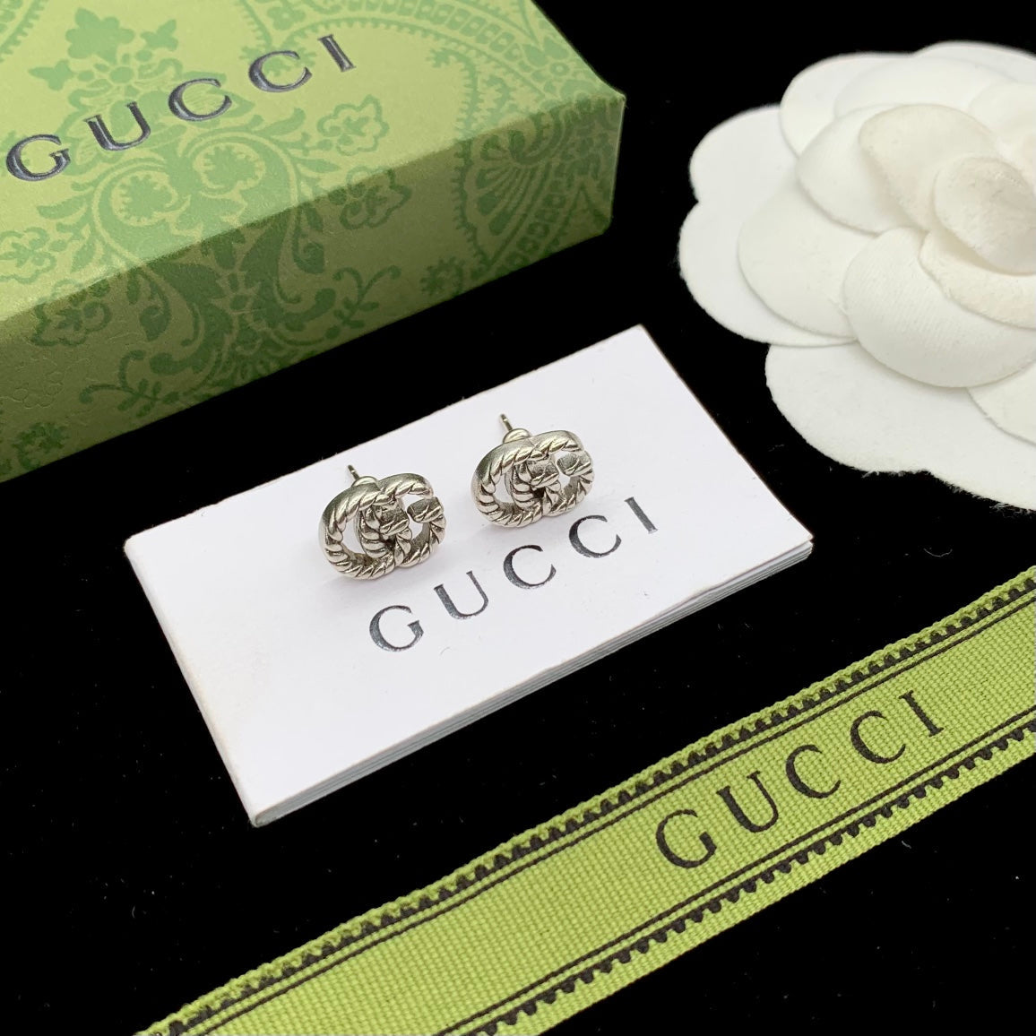18K Double Gucci Earrings