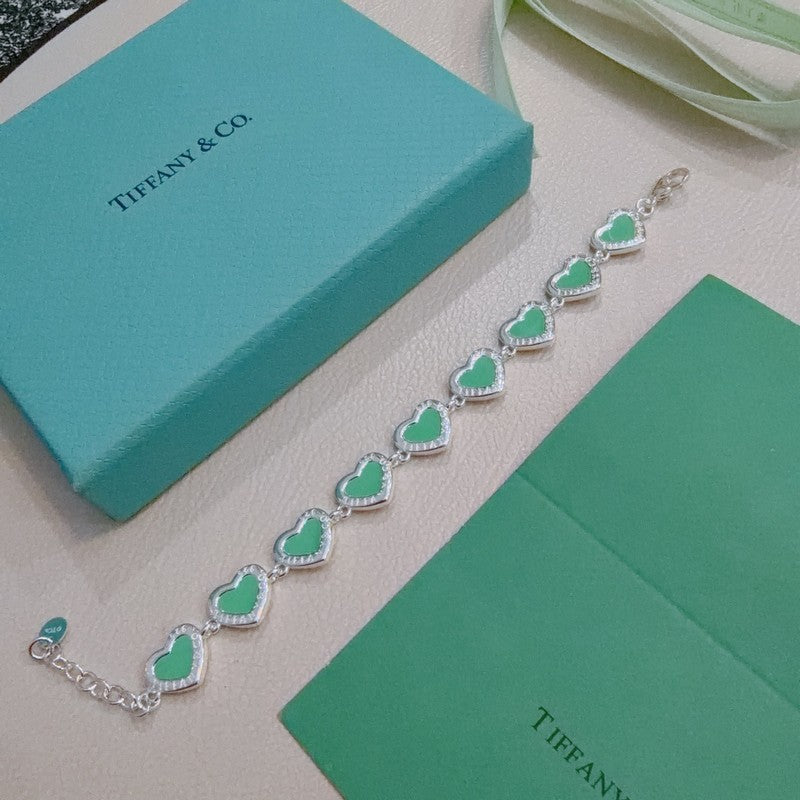 18K Return to Tiffany Blue Heart Tag Bracelet