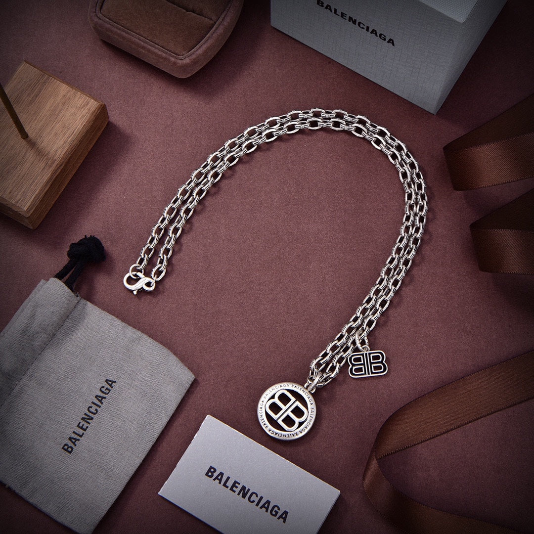 18K Balenciaga Chain Necklace