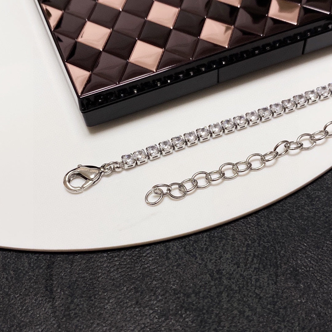 18K YSL Chain Diamond Necklace