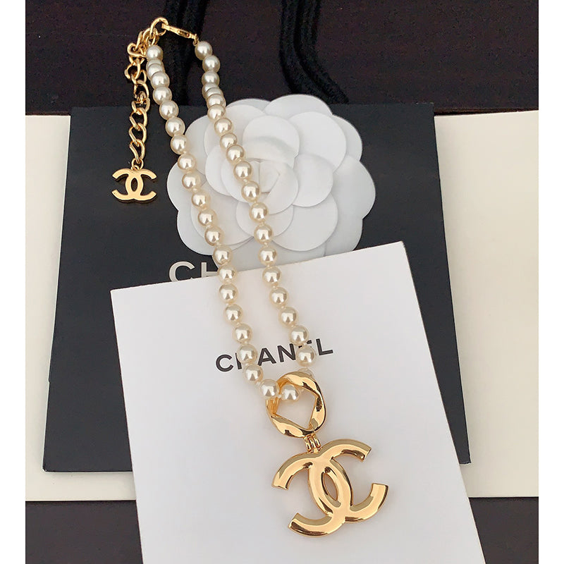 18K  Chanel Classic Pearl Necklace