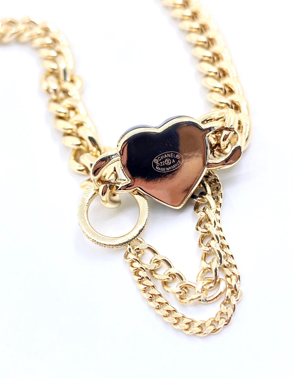 18K  Chanel Black Choker Necklace